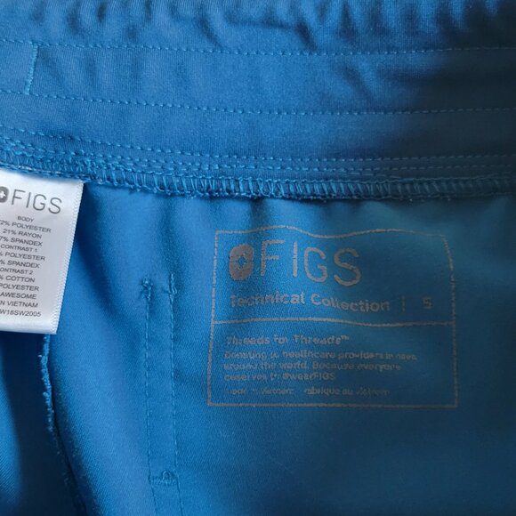 Alpine Blue Limited Edition FIGS Joggers - Picture 4 of 6